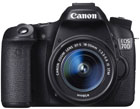 Canon 70D With 18-55mm IS STM Lens