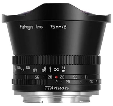 Compare Prices on the TTArtisan 7.5mm f2 Fisheye (Fuji X-Mount) Lens